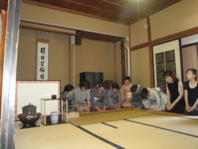 5月26日 茶道教室のお茶会
